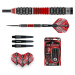 Sada steel šípok Winmau Joe Cullen Rockstar RS 1.0, 22g, 90% wolfram