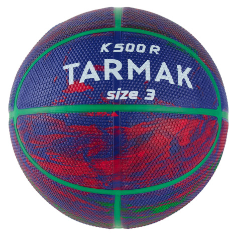 Detská basketbalová lopta K500 veľkosť 3 modro-červená TARMAK