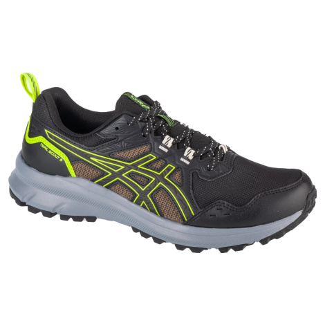 ČIERNO-NEÓNOVÉ TURISTICKÉ TENISKY ASICS TRAIL SCOUT 3 1011B700-004