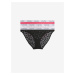 Calvin Klein Set of three women's lace panties in black, white and pink 3PK C - Women