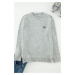 Trendyol Grey Regular Crew Neck Plain Knitwear Sweater