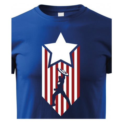 Detské tričko s potlačou Kapitán Amerika - Captain America