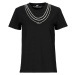 Karl Lagerfeld  karl necklace t-shirt  Tričká s krátkym rukávom Čierna