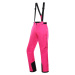 Alpine Pro Lermona Dámske lyžiarske nohavice LPAY607 pink glo