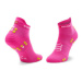 Compressport Ponožky Vysoké Unisex Pro Racing Socks V4.0 Run Low XU00047B_360 Ružová