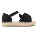 DeeZee Espadrilky CSS20378-01 Čierna