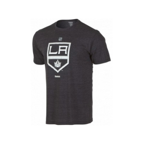 Los Angeles Kings pánske tričko grey Triblend Logo Reebok