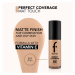 flormar Perfect Coverage Mat Touch Foundation zmatňujúci make-up pre zmiešanú až mastnú pokožku 