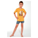Chlapčenské pyžamo KIDS 281/110 Žlutá