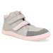 Barefoot detské členkové topánky Baby Bare - Febo Fall Grey Pink šedé