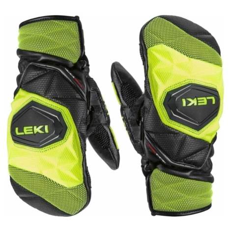 Leki WCR Venom 3D Junior Mitt Black/Ice Lemon Lyžiarske rukavice