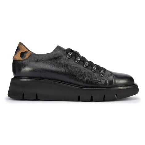 Dámske kožené topánky s leopardím vzorom 95-D-101-1 Wittchen
