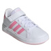 Dievčenská rekreačná obuv ADIDAS Grand Court 2.0 K cloud white bliss pink clear pink