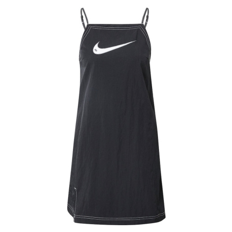 Nike Sportswear Šaty  čierna / biela