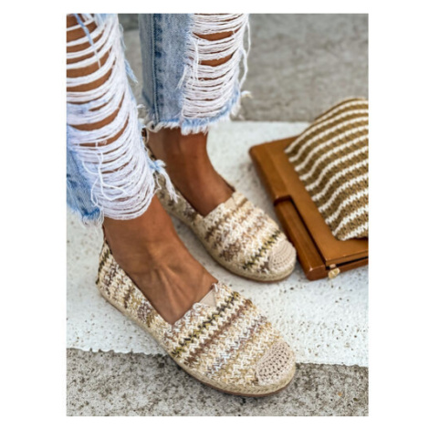 Béžové espadrilky LUIZA