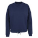 Build Your Brand Dámsky oversize mikina BY058 Light Navy