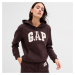 Mikina GAP Logo Pullover Hoodie Turkish Coffee