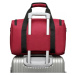 Príručná cestovná taška Kono Oxford - burgundská červená - 20L
