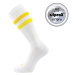 VOXX Retran ponožky biele/žlté 1 pár 118880
