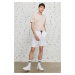 AC&Co / Altınyıldız Classics Men's White Standard Fit Normal Cut Cotton Flexible Knitted Shorts.