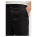 Solid Bavlnené nohavice 21107628 Čierna Straight Fit
