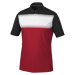 Galvin Green Mo Mens Breathable Short Sleeve Shirt Red/White/Black Polo košeľa