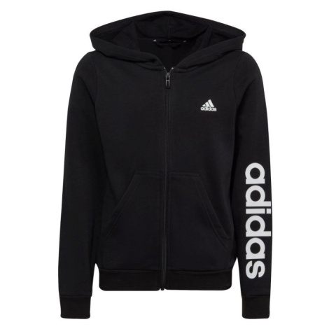 Mikina s kapucňou adidas Essentials Linear Logo Full-Zip Hoodie Jr IC3584