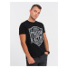 Ombre Men's printed cotton t-shirt