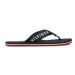 Tommy Hilfiger Žabky Print Beach Sandal FM0FM04618 Tmavomodrá