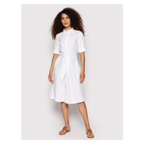Lauren Ralph Lauren Košeľové šaty 200831364001 Biela Regular Fit