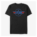 Queens Paramount Top Gun - Top Gun Round Logo Men's T-Shirt Black