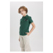 DEFACTO Boys Waffle Short Sleeve Polo T-Shirt