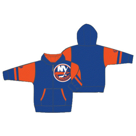 New York Islanders detská mikina s kapucňou Faceoff Colorblocked Fleece Full-Zip