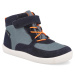 Barefoot detské zimné topánky Bundgaard - Briley TEX Teal/Navy modré