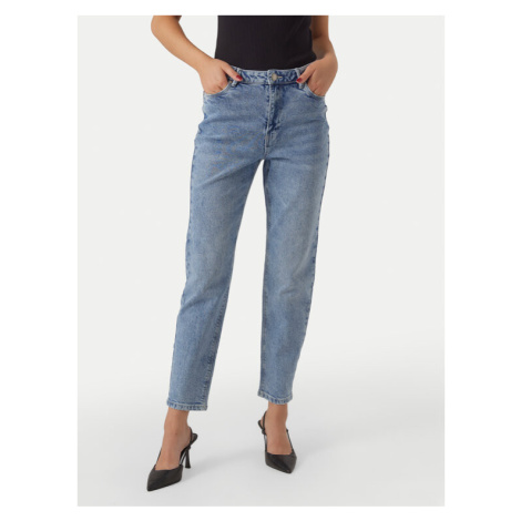 Vero Moda Džínsy Linda 10291018 Modrá Mom Fit