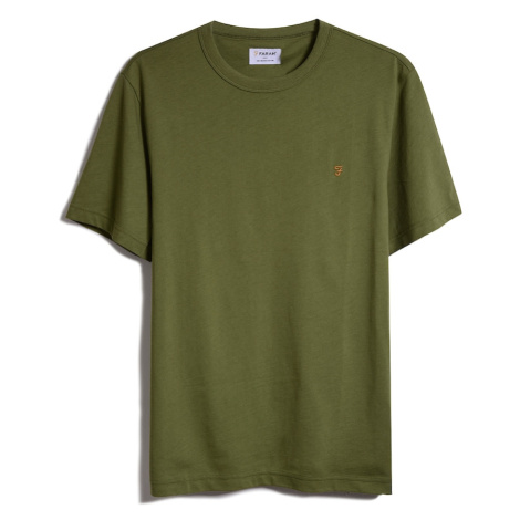FARAH Tričko 'Danny'  zelená / oranžová