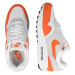 Nike Sportswear Nízke tenisky 'Air Max 1 87'  svetlosivá / oranžová / biela