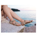 Barefoot sandále Be Lenka Flexi - Beige Green