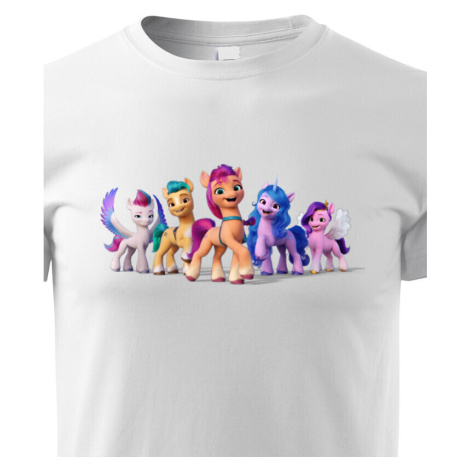 Detské tričko s potlačou koníkov - tričko pre milovníka poníkov a koní