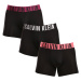 3PACK pánske boxerky Calvin Klein čierne (NB3612A-MDL)