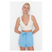 Trendyol Blue Basic Knit Shorts & Bermuda