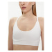 Under Armour Športová podprsenka Ua Motion Bralette 1384055-100 Biela Fitted Fit