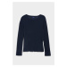 TRIČKO GANT SLIM LIGHTWEIGHT LS T-SHIRT EVENING BLUE