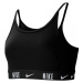 Nike TROPHY BRA G Dievčenská športová podprsenka, čierna, veľkosť