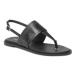 Calvin Klein Sandále Almond Tp Sandal-Hf Mono HW0HW01536 Čierna