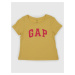 Detské tričko s logom GAP Žltá