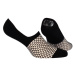 Vzorované dámske ponožky "mokasínky" s polyamidom BRIGHT + SILIKÓN