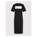 Armani Exchange Každodenné šaty 3LYA76 YJ3RZ 1200 Čierna Regular Fit