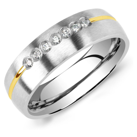 Snubný oceľový prsteň pre ženy PARIS Silvego