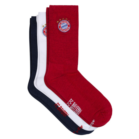 Bayern Mníchov ponožky 3 pack multicolour
